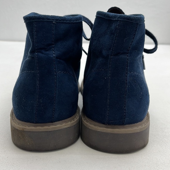 Old Navy Blue Faux Suede Lace Up Casual Chukka Boot Men’s Size 10 - Picture 5 of 10